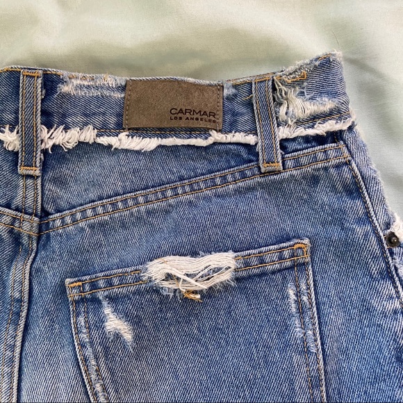 CARMAR High-Waisted Denim Shorts - Picture 4 of 4